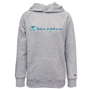 Champion Tie Dye Script Big Girls Hoodie